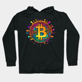 Bitcoin colorful Hoodie